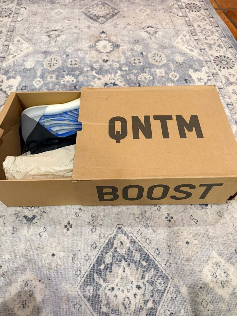 Adidas Yeezy QNTM Frozen Blue Size 10.5 - Picture 11 of 11